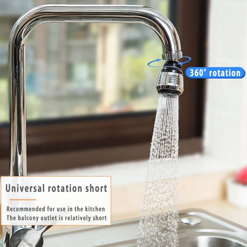 Kitchen Gadgets Everyone Needs - อุปกรณ์ครัว 2 โหมด หัวก๊อกหมุนได้ 360 องศา