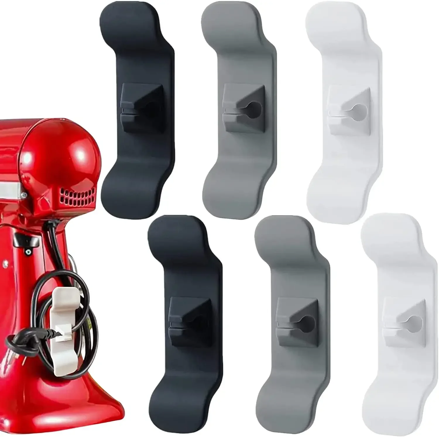 Kitchen Gadgets Air Fryer - ที่รัดสายไฟ ที่เก็บสายไฟ คลิปหนีบสายไฟ อุปกรณ์จัดระเบียบสายไฟ สำหรับเครื่องใช้ในครัว เครื่องผสมอาหาร