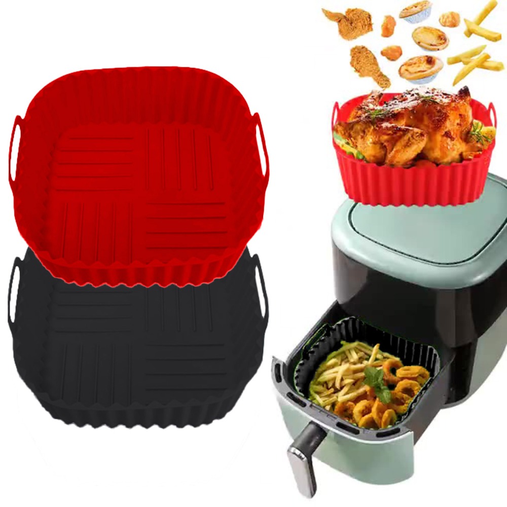 ตะกร้าซิลิโคนสำหรับหม้อทอดไร้น - Kitchen Gadgets Air Fryer บทวิจารณ์และราคา
