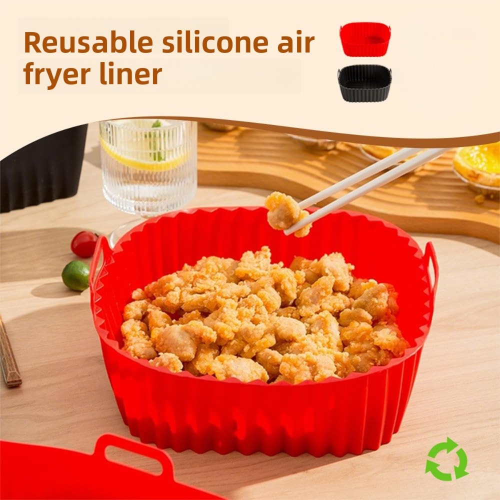ตะกร้าซิลิโคนสำหรับหม้อทอดไร้น - Kitchen Gadgets Air Fryer บทวิจารณ์และราคา