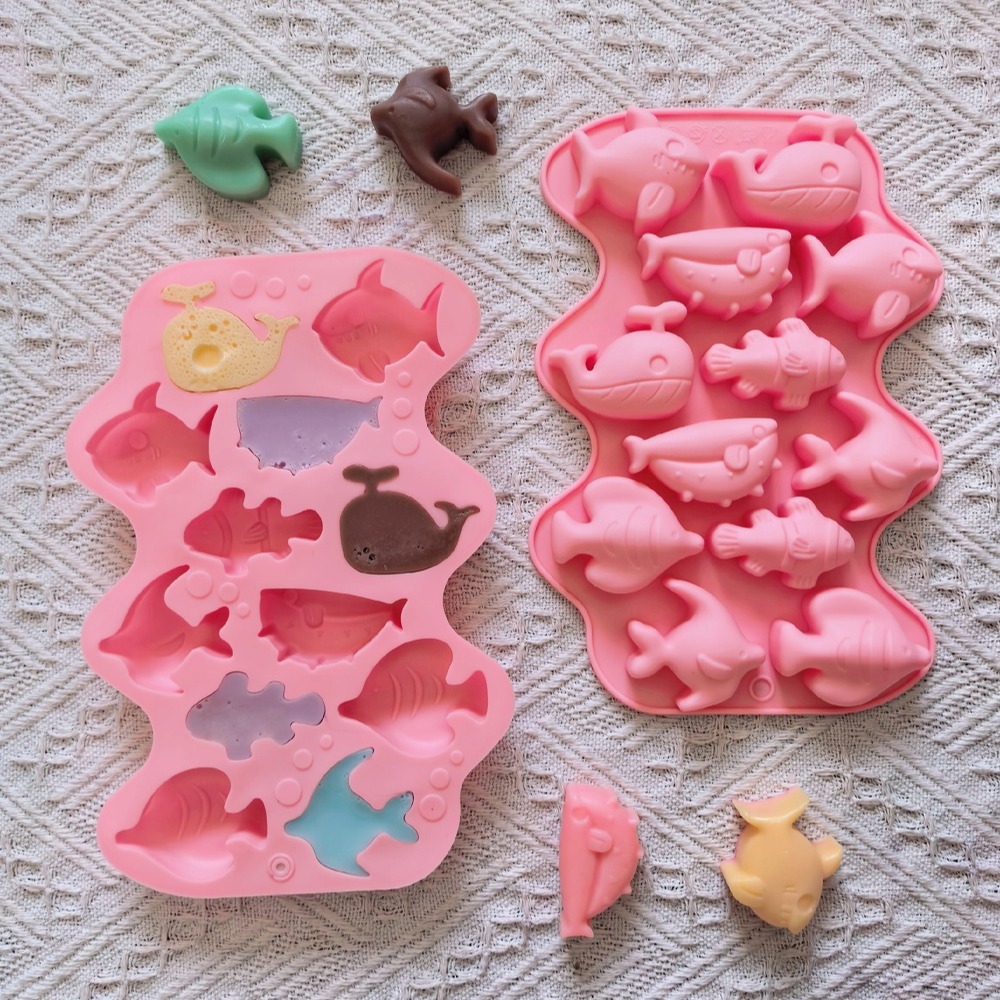 แม่พิมพ์ซิลิโคนรูปปลาขนาดเล็ก  - Silicone Mold Baking บทวิจารณ์และราคา