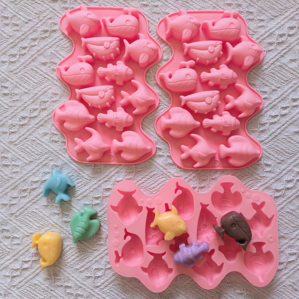 แม่พิมพ์ซิลิโคนรูปปลาขนาดเล็ก  - Silicone Mold Baking บทวิจารณ์และราคา