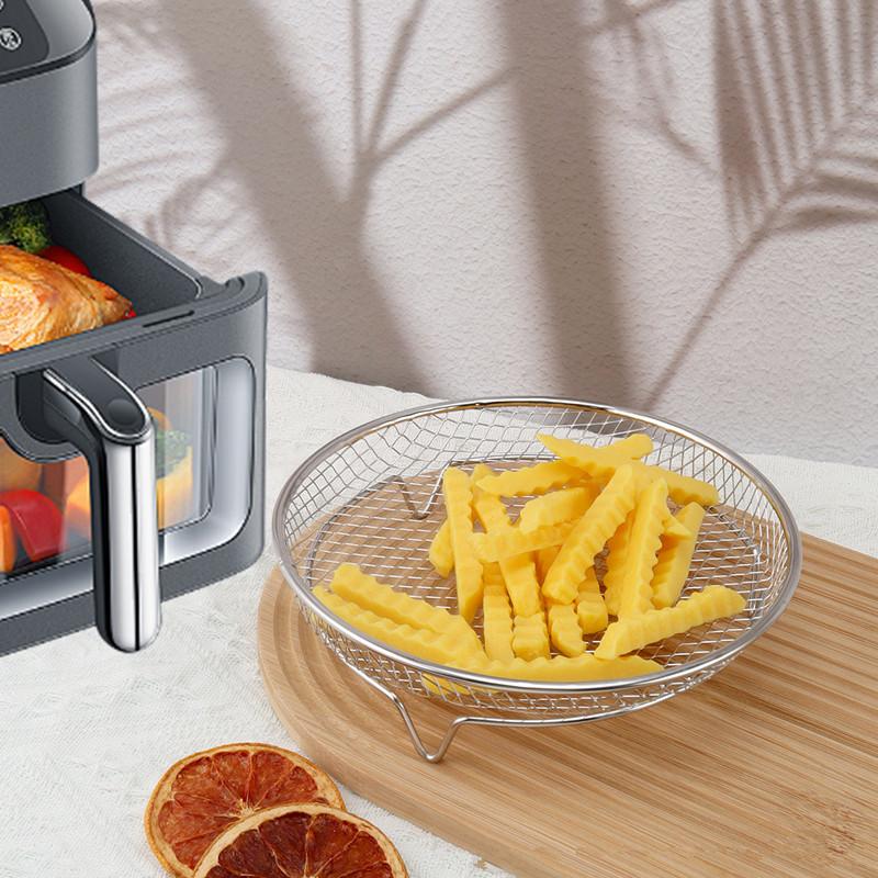 ใหม่【ตะแกรงสำหรับหม้อทอดไร้น้ำ - Kitchen Gadgets Air Fryer บทวิจารณ์และราคา