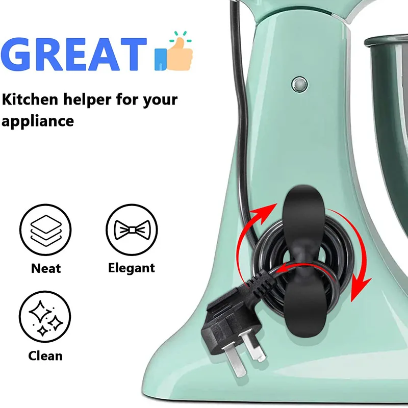 3-6pcs สายไฟ Winder สําหรับเคร - Kitchen Gadgets Air Fryer บทวิจารณ์และราคา