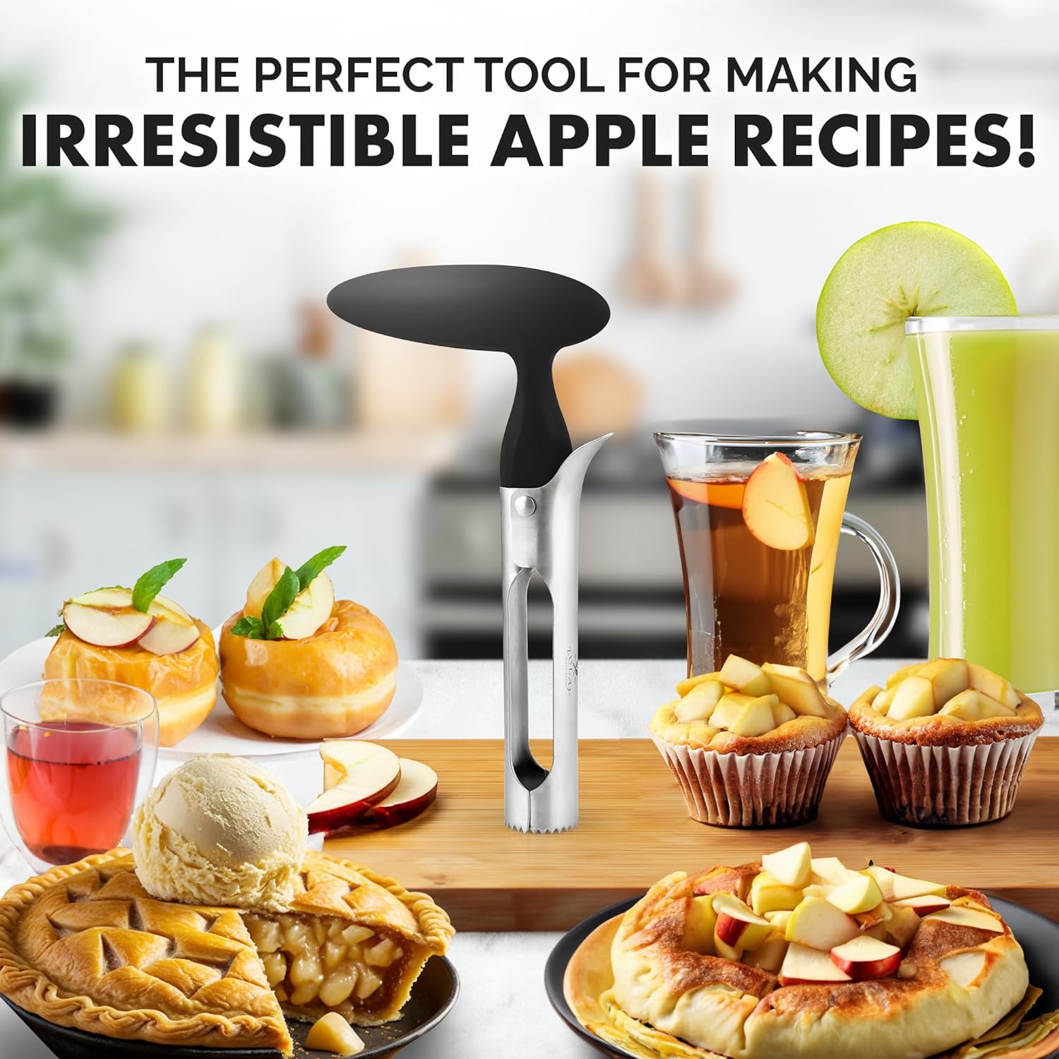 เครื่องมือคว้านแกนแอปเปิ้ลในคร - Apple Corer Slicer บทวิจารณ์และราคา