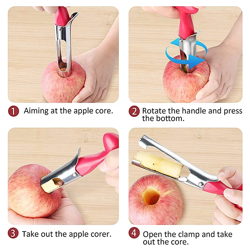 ที่คว้านแอปเปิ้ลแบบพรีเมียม สแ - Apple Corer Slicer บทวิจารณ์และราคา