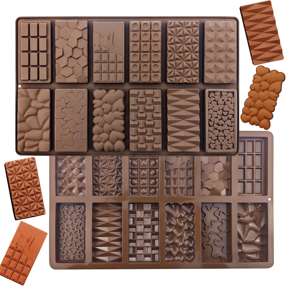 12 In 1 แม่พิมพ์ช็อกโกแลตดูไบซ - Silicone Mold Baking บทวิจารณ์และราคา