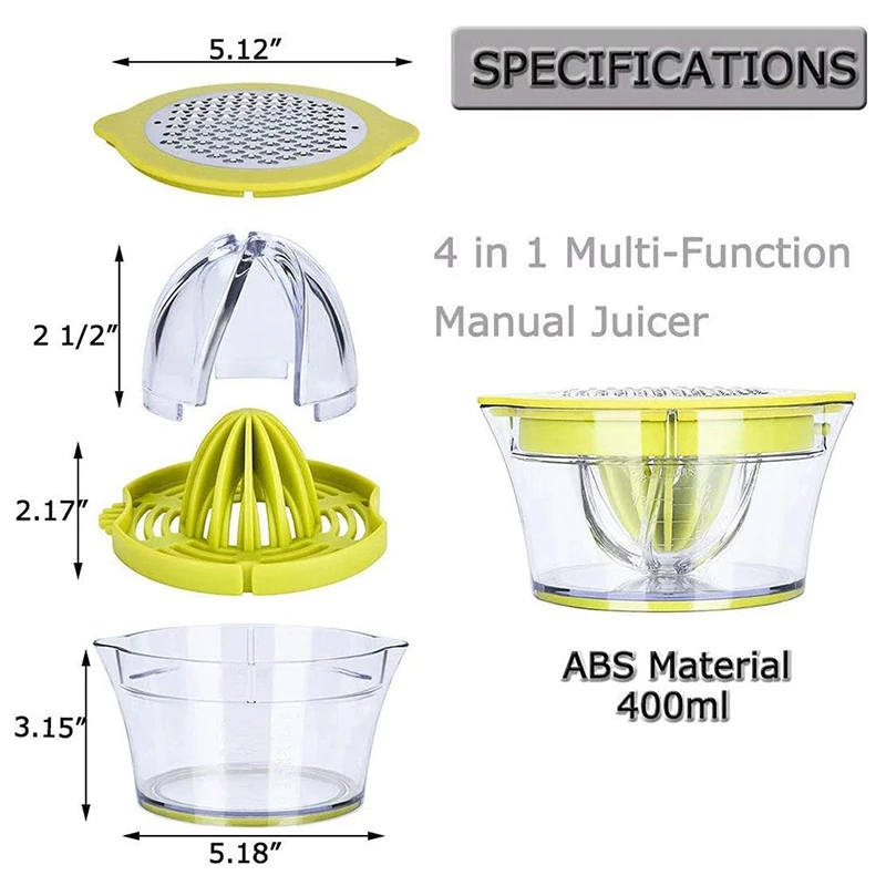 เครื่องคั้นน้ำส้มแบบมือหมุนพร้ - Citrus Lemon Squeezer บทวิจารณ์และราคา